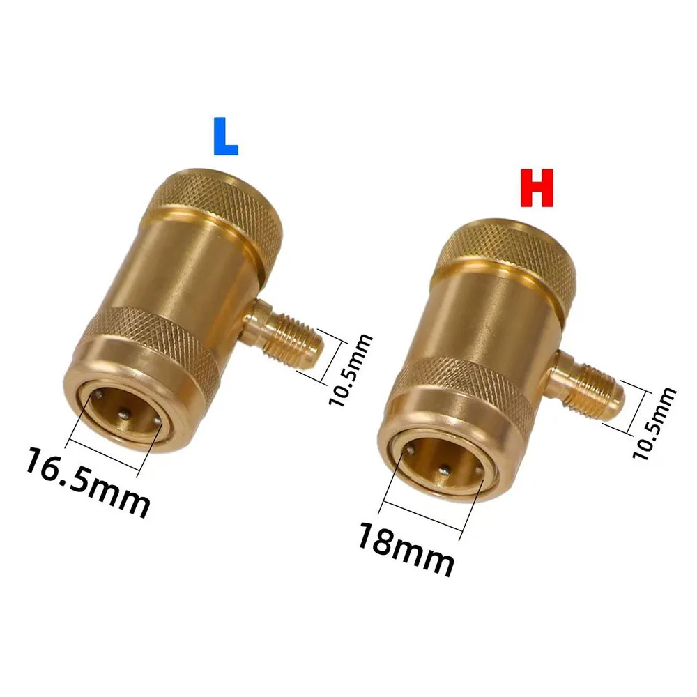 R744 Refrigerant Service Tool Kit for Mercedes-Benz  Maybach High Low Pressure Couplers Gauge High-Pressure Hose