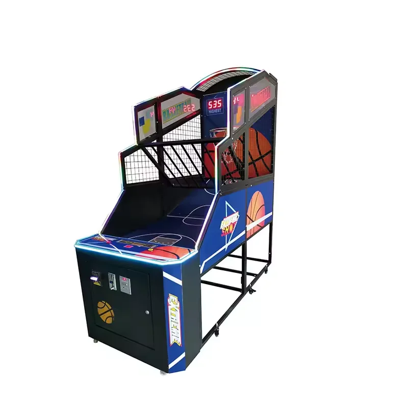 

Игровой автомат для баскетбола с монетоприемником, уличная спортивная игра для помещений с баскетбольным кольцом из железа для игры в помещении