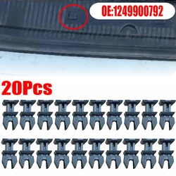 20X Car Door Plastic Panel Clip Push Retainer Body Panel Rivets Auto Fasteners 1249900792 For Mercedes Benz W124 R129 W140 W202