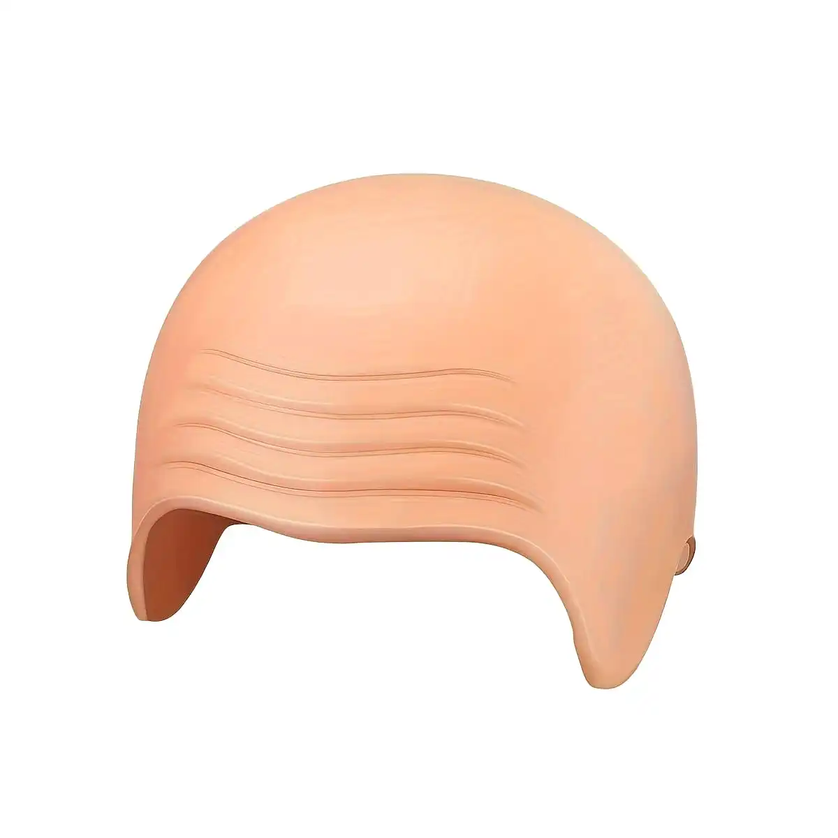 

[1pc Bald Head Cap Latex Makeup] 1pc Halloween Party Dress Up Bald Head Cap Light Head Headgear Simulation Film And Television