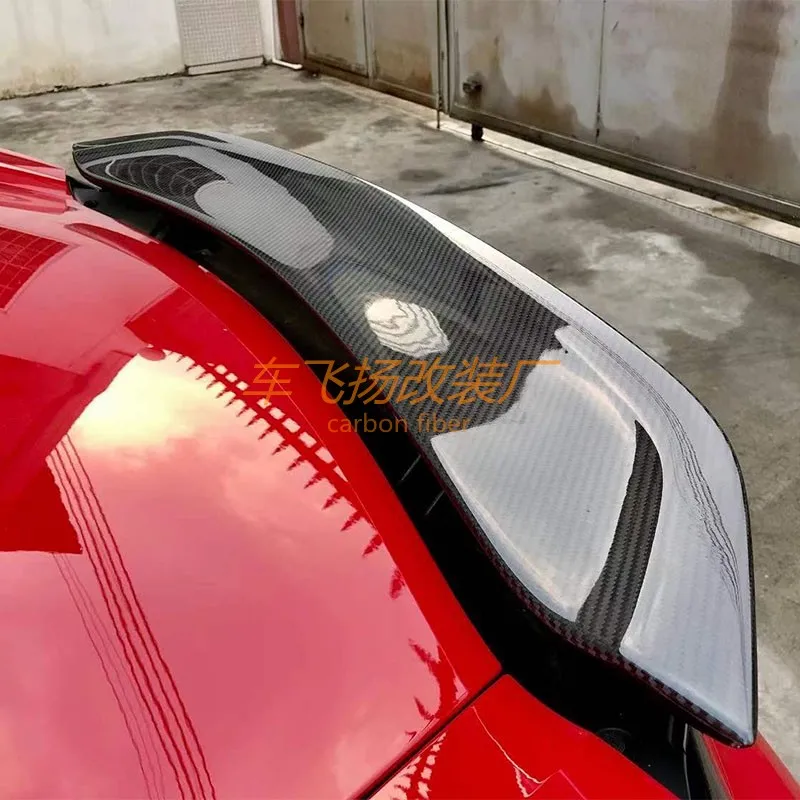 Suitable for 16-21 new Porsche 718 rear wing hardtop convertible modification with carbon fiber fixed wing spoiler