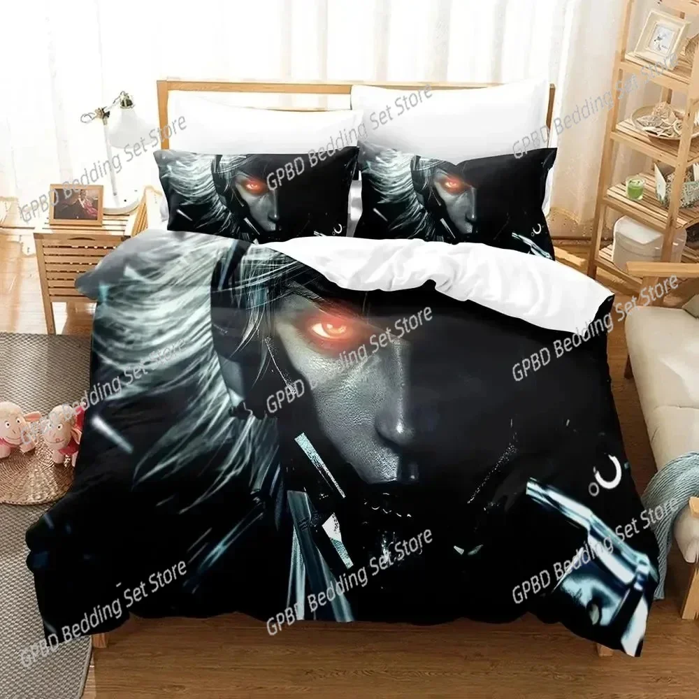 

Game Metal Gear Rising Revengeance Bedding Set Single Twin Double Queen King Cal King Size Bed Linen Set