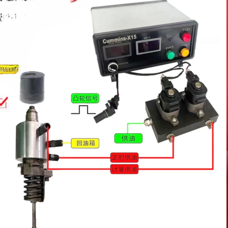 For Cummins ISX QSK-X15 EUI EUP Njector HPI Actuator Maintenance Grafting Detection Kit Tester Tools