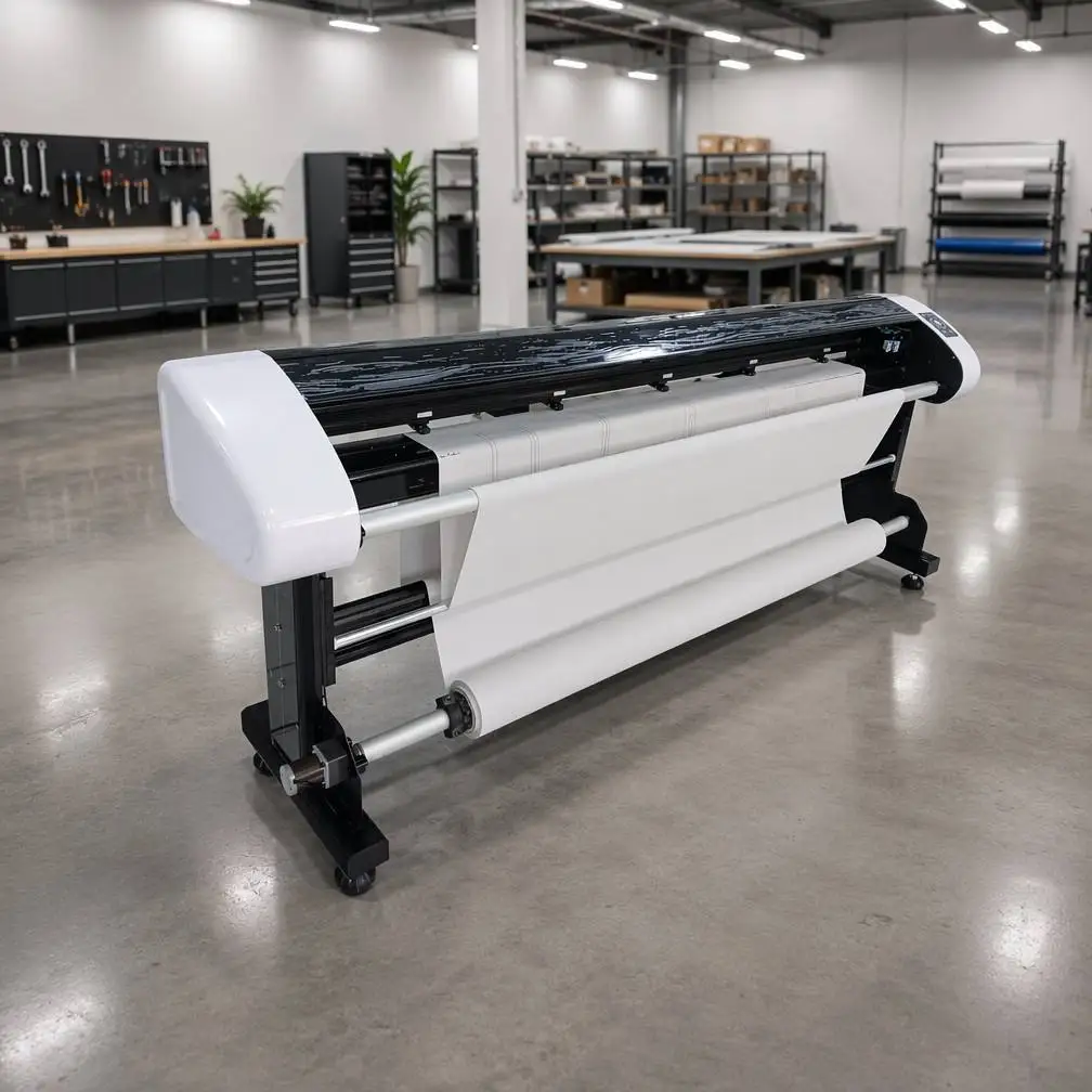 Double Head CAD Plotter 190cm Industrial Inkjet Blueprint Printer for Architecture Engineering Garment Marker Technical Drawing