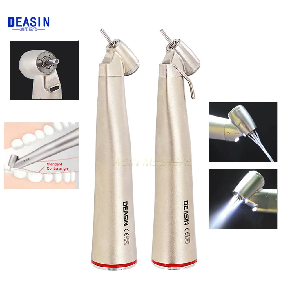 

Dental B45F 1:4.2 45 Degree Increase High Speed Optical Contra Angle Handpiece For E Type Micromotor Dentist Tools