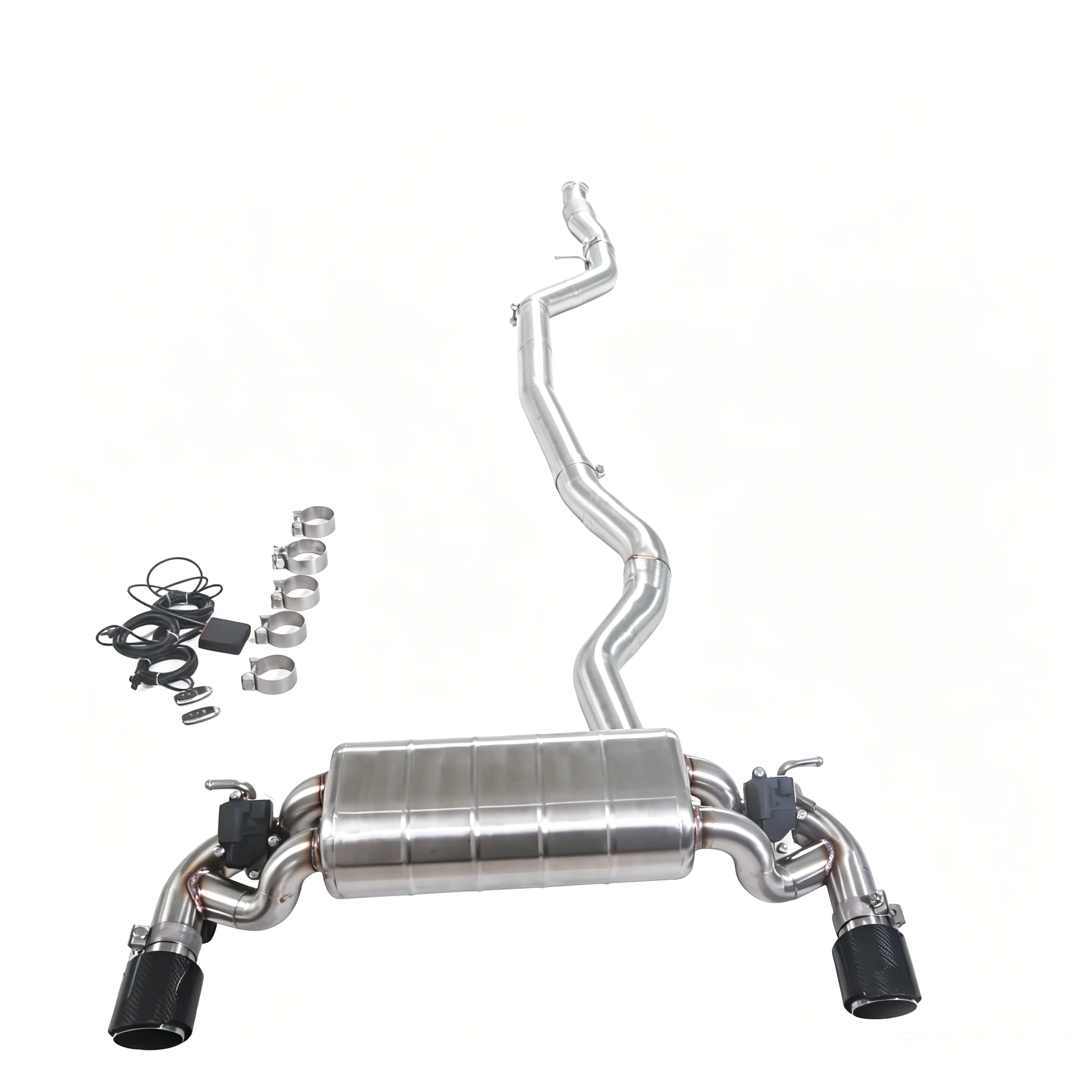 GFC/ Compatible with 2016-2016 BMW M135I F20 N55 3.0T Catback 304SUS Valvetronic high-performance exhaust system