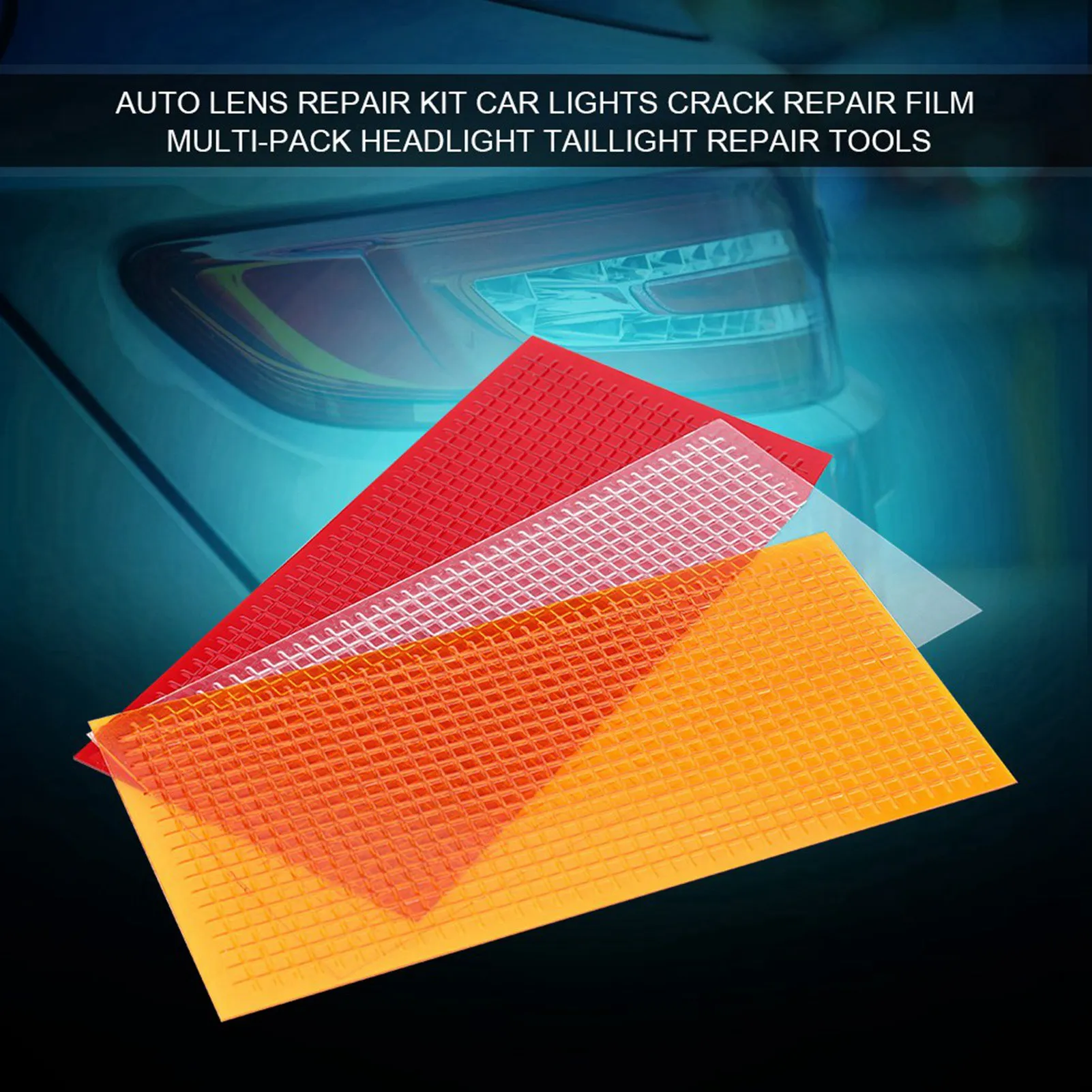 Auto Lens Repair Kit Car Lights Crack Repair Film Multi Pack Headlight Taillight Repair Tools Lights Repair Film