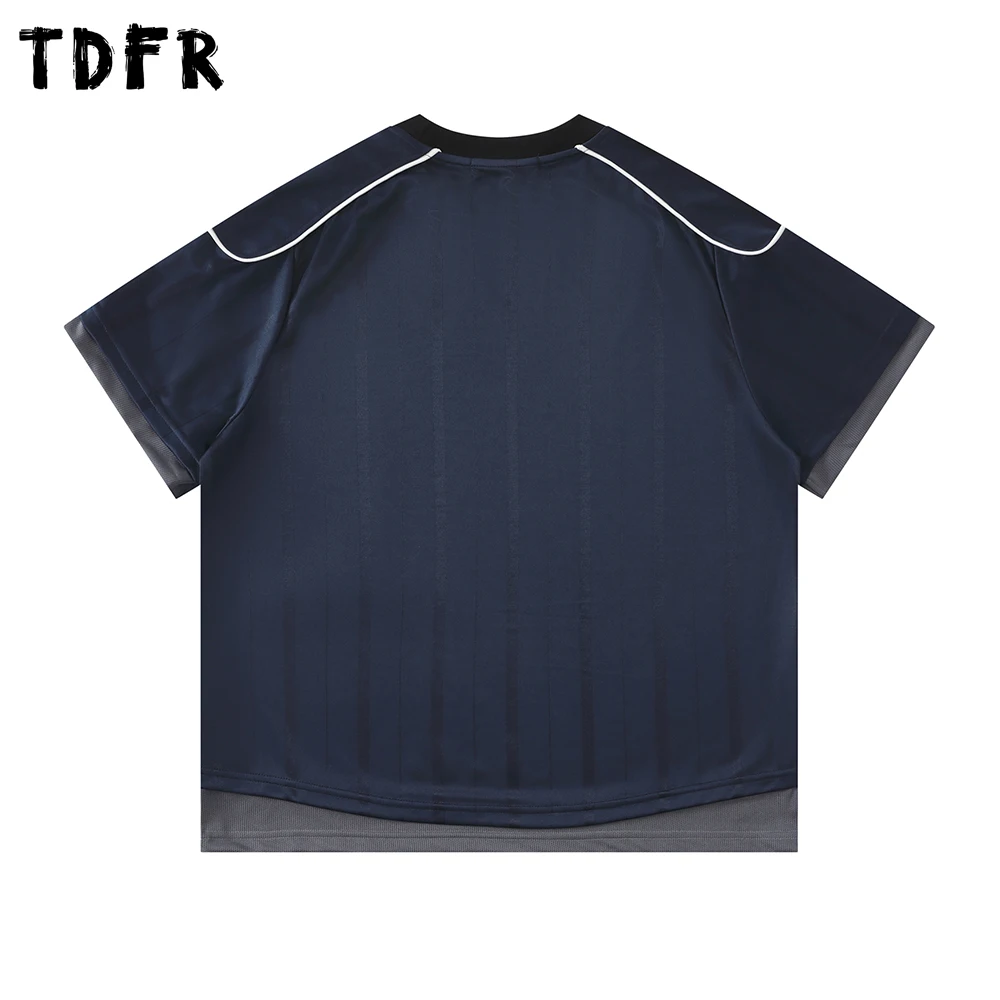 Letter Print Short Sleeve T-shirt Mens Contrast Paneled Summer Loose Raglan Half-Sleeve Crew Neck Tee Man Tshirt