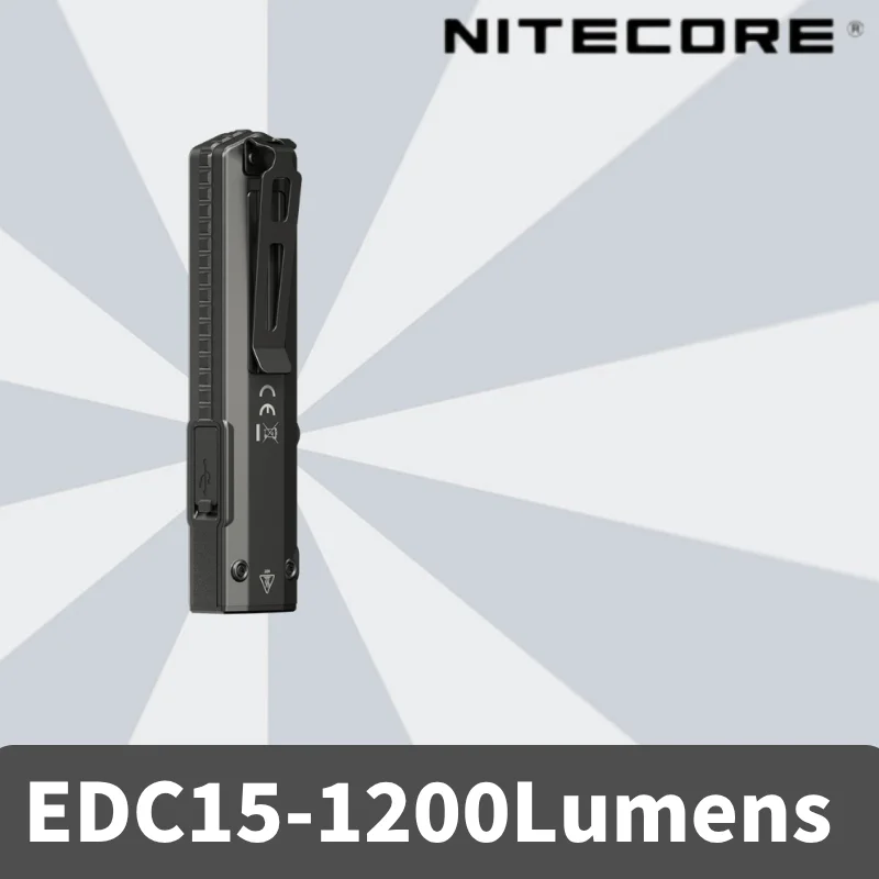 NITECORE EDC15 Dual Light Sources Ultra Slim EDC Flashlight