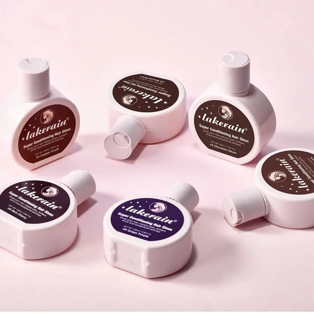 New Super Gloss Hair Glaze Enhances Color Nourish Hair Essential Oil Long-Lasting Color Conditioning Hair Gloss Glaze