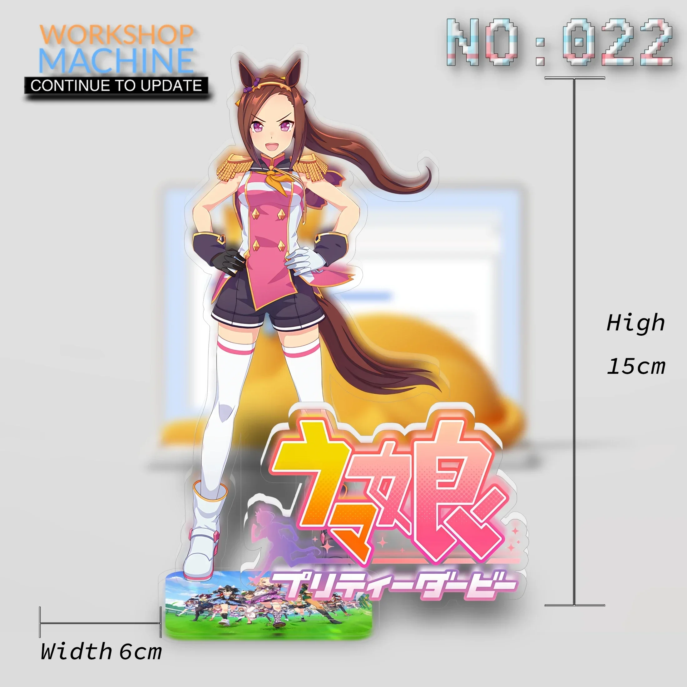 Anime Manga Desk Characters Cosplay Acrylic Stand Model Trend Exquisite Decorations Transparent Toy Uma Musume Pretty Derby 1p