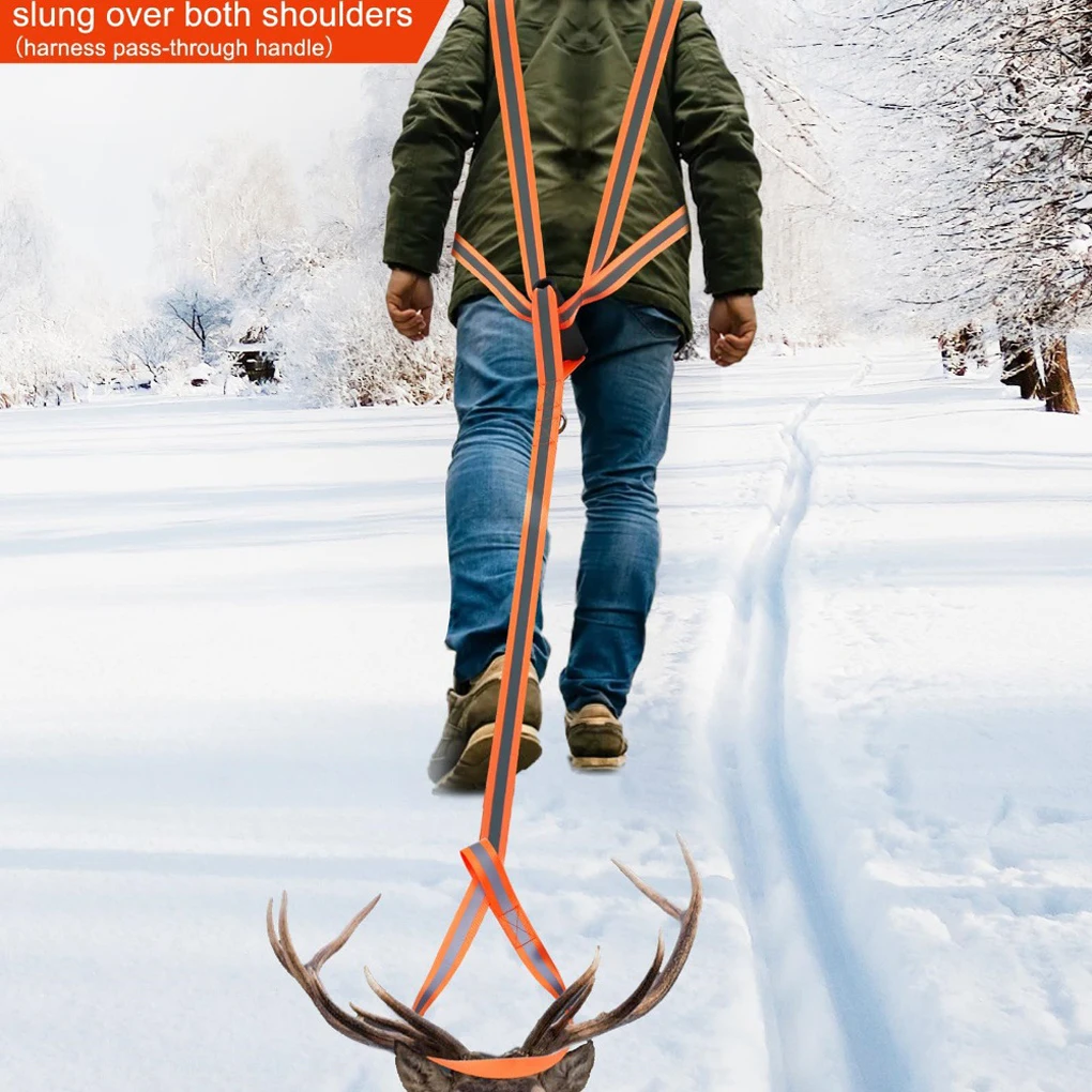 Deer Drag Harness for Farmer Sturdy Hunting Accessories Band Outdoor Supplies Multipurpose Deer Dragging Rope Deer Drag Strap
