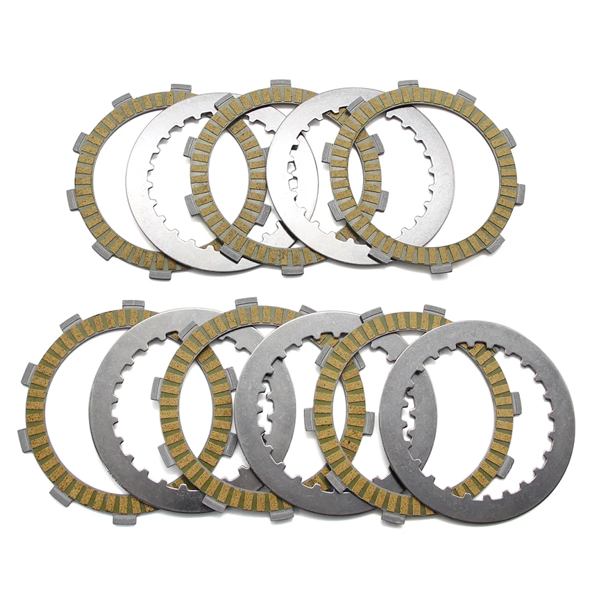 Motorcycle Clutch Disc Friction Piece Kit Discs For Honda TRX420FE TRX420TE FourTrax Rancher 420 ES 22201-ML4-610  22321-HN0-670