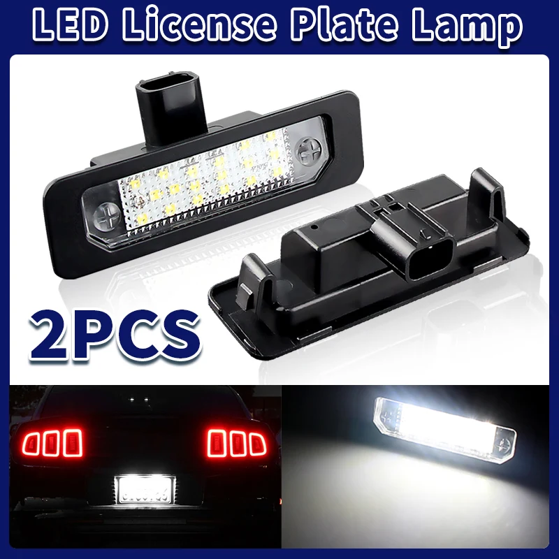 

1 пара ярко-белых светодиодных фонарей для Ford Mustang 2010-2014 Focus Taurus Flex Fusion Mercury Sable 2008 Milan, светодиодный светильник номерного знака