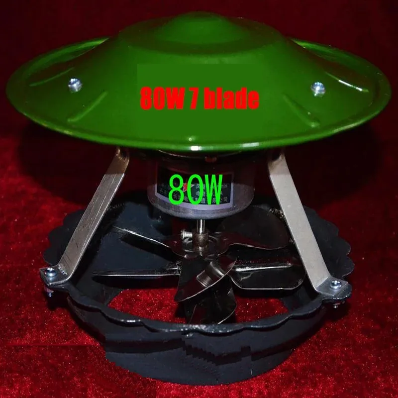 220V Household Cast Iron Iron Sheet Chimney Induced Draft Smoke Exhaust Fan Kitchen Fireplace Dust Extractor