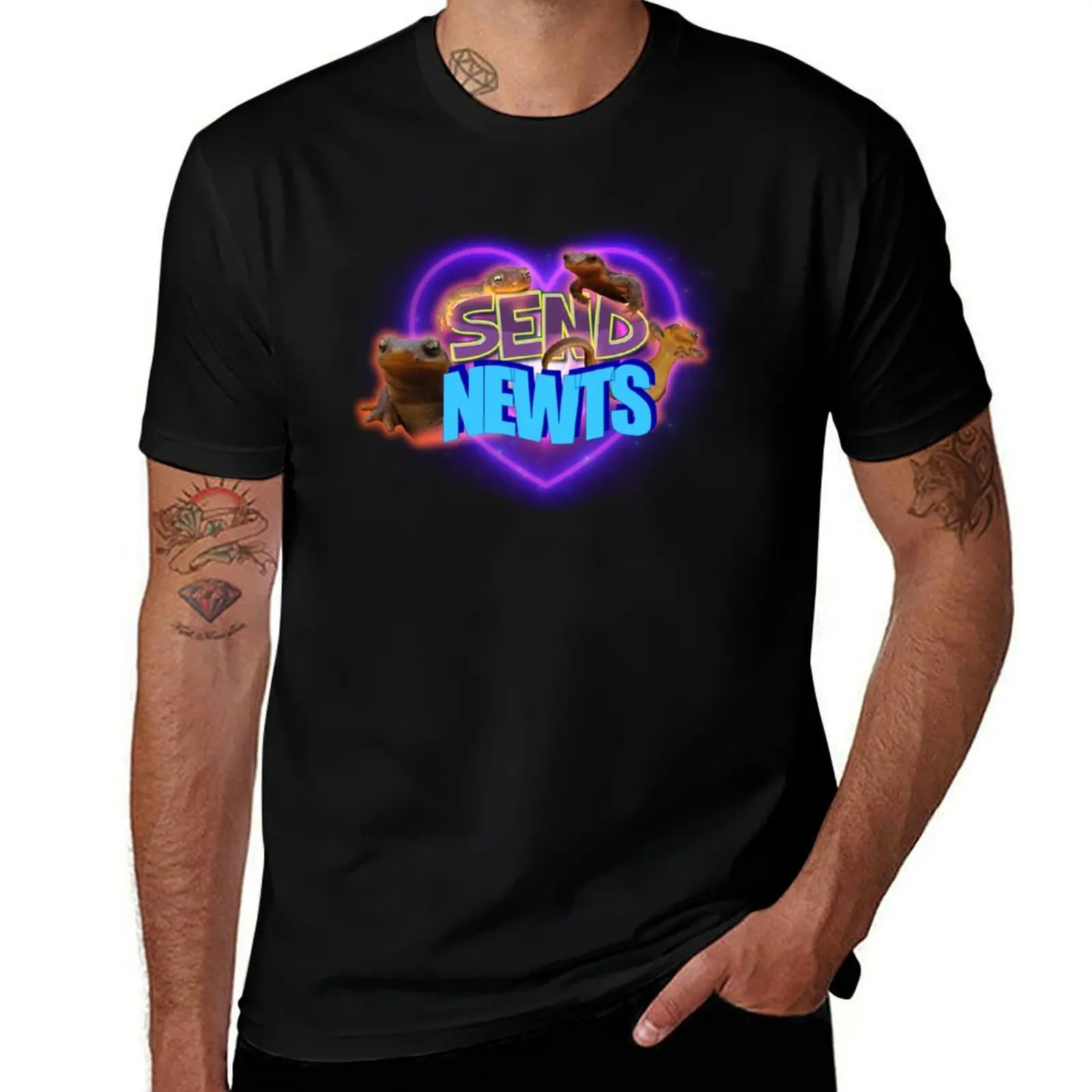 Send Newts Meme T-Shirt Outdoor Activity Sports T-Shirt
