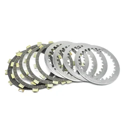 For YAMAHA XV125 Virago 1997-1999 XV125S 1997-2000 XV250 1988-2007 Motorcycle Clutch Disc Steel Friction Drive Plate Separator