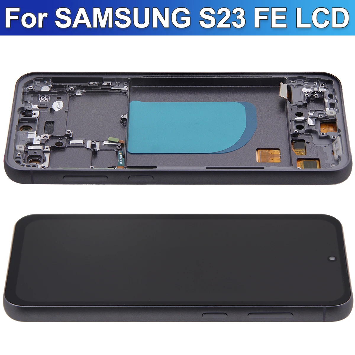 AMOLED For Samsung S23 FE LCD Display Touch Screen Digitizer for Samsung S23 Fe S711B,S711B/DS,SM-S711U1,SM-S711W LCD With Frame