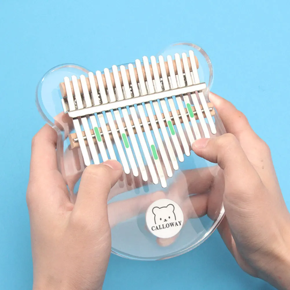 

CATIEBYE Thumb Piano Scale Stickers Set with Holder for Keyboard Musical Instrument Electric Digital Piano Stand Note Reference