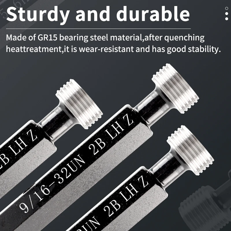 

UFS 1 шт. 2B 1''9/16 1''5/8 1''11/16 1''3/4 1''13/16 1''7/8 1''15/16 2''-- UN/UNC/UNEF Американский резьбовой калибр с левым резьбовым соединением