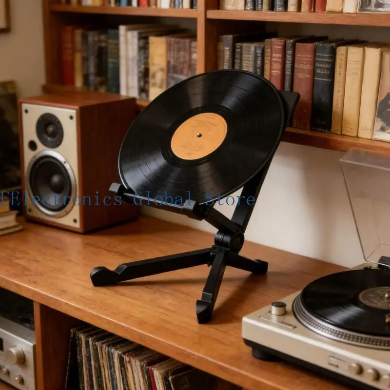 462B Recorder Holder Space Saving Record Storage Rack Sturdy Plastic Stand