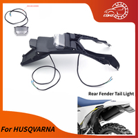 Motorcycle 12V LED Taillight Rear Fender Tail Light Dirt Bike Brake Stop License Plate Lamp For HUSQVARNA FE TE 150 250 450