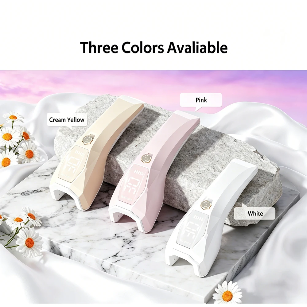 Ai Automatic Nail Lamp UV LED Mini Handheld Lamp Portable & Rechargeable Nail Dryer for Curing All Nail Gel Quickly Home Salon