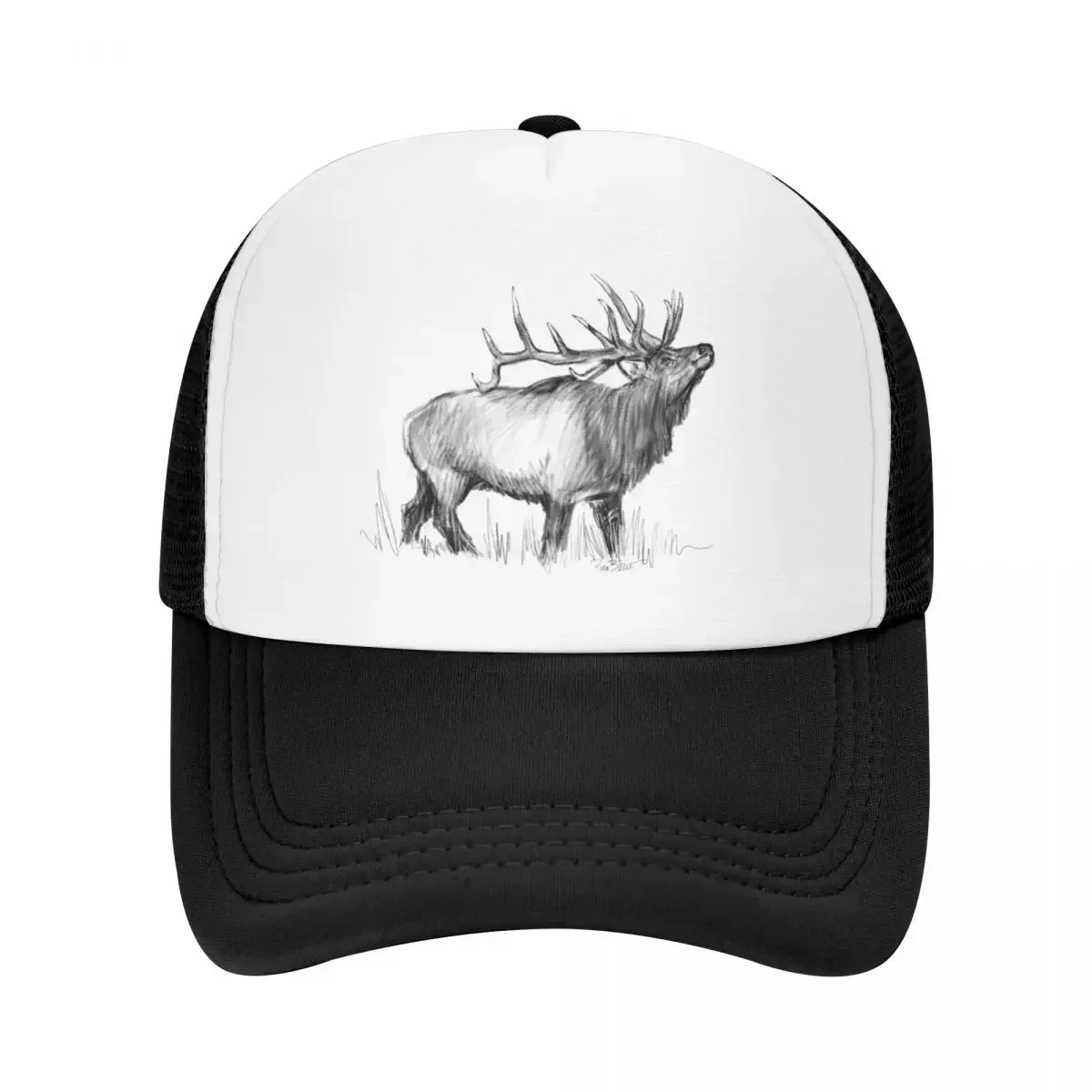 The Majestic Elk Baseball Cap birthday Sunscreen Women's Golf Wear Men's