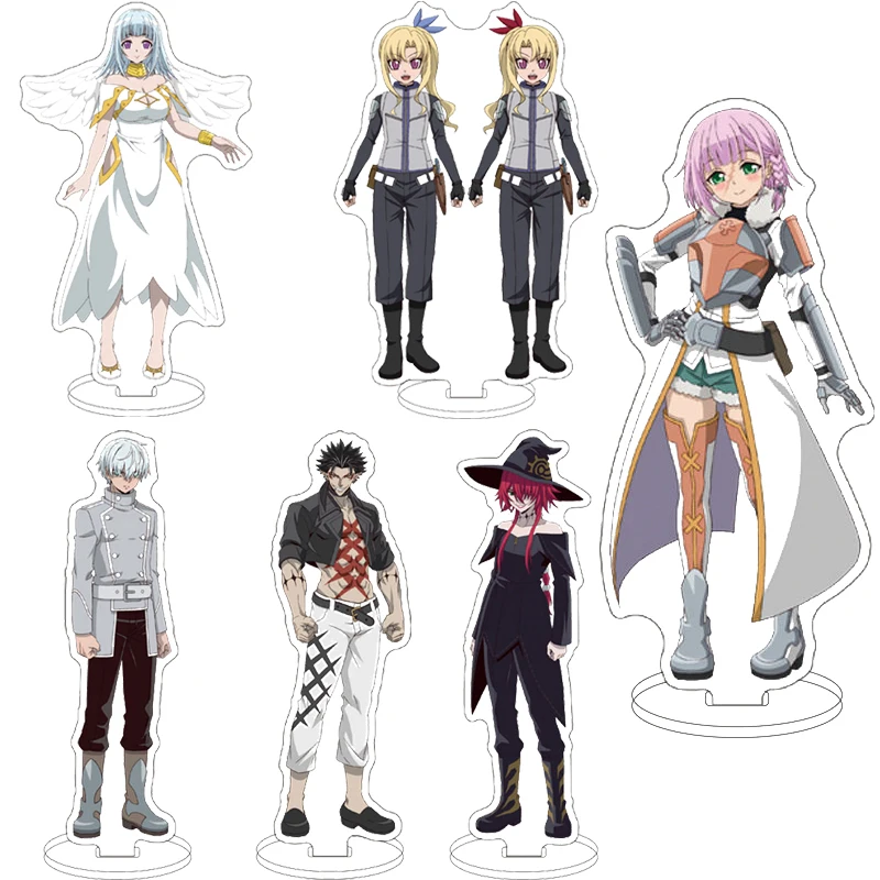 Soporte acrílico de 16 cm con diseño de anime, figura de Ragna Crimson, Leonica Ragna Gleistonovac, Altimatiya, adorno para Halloween, regalo.