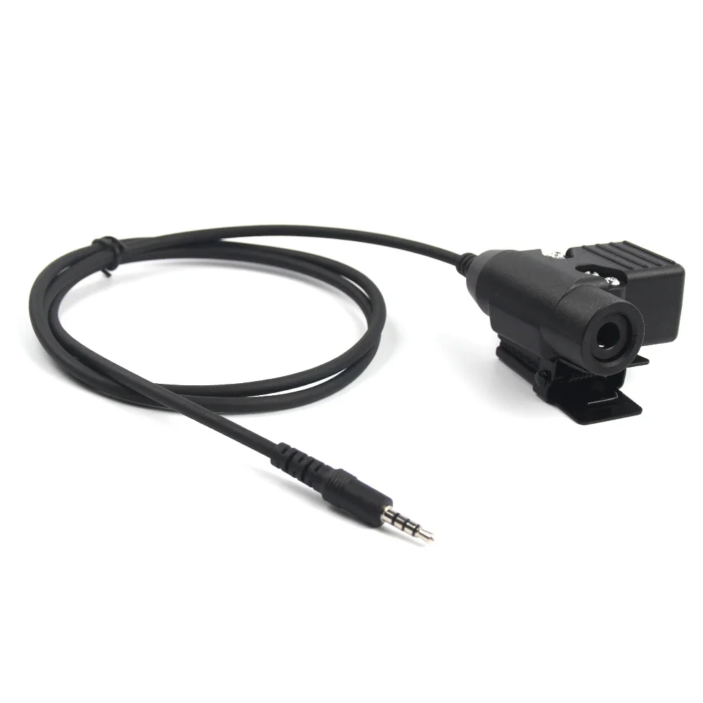 3.5Mm Jack Walkie Talkie Radio Tactische Headset Adapter U94 Ptt Voor Iphone Htc Mobiele Telefoon