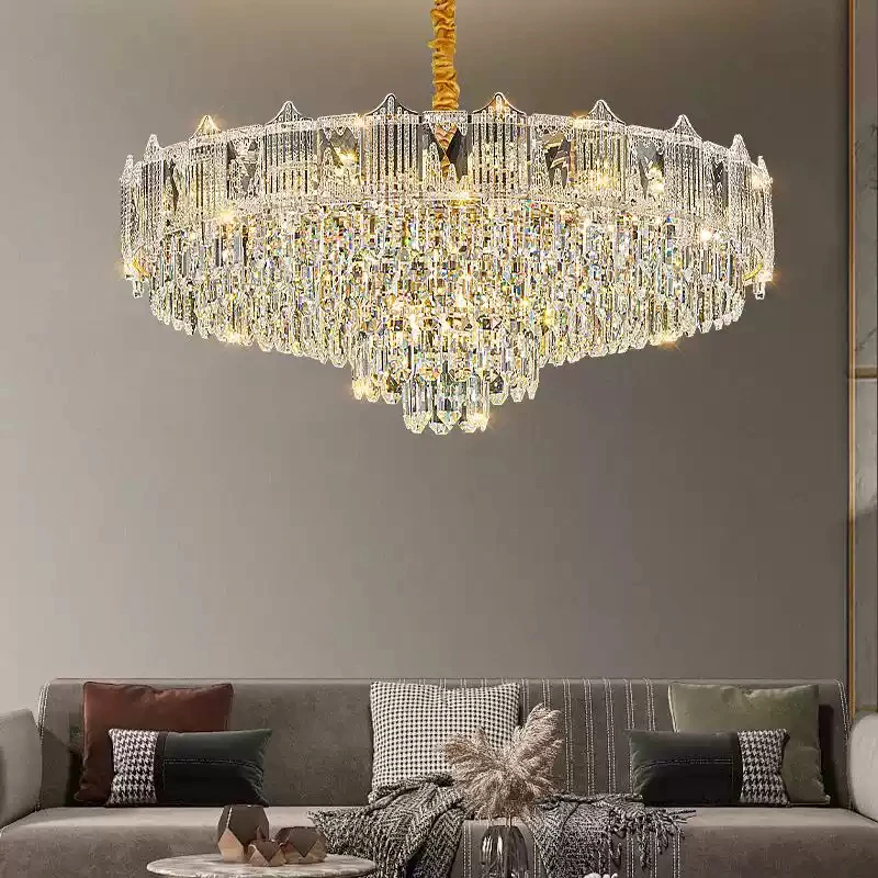 

Light Luxury Crystal Living Room Light Postmodern Simple And Elegant 2025 New Restaurant Atmospheric Luxury Bedroom Light