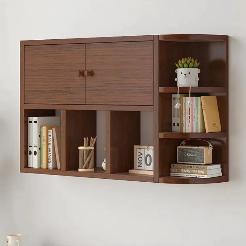 Traditional modern combination living room hanging locker living room background decoration wall hanging cabinet