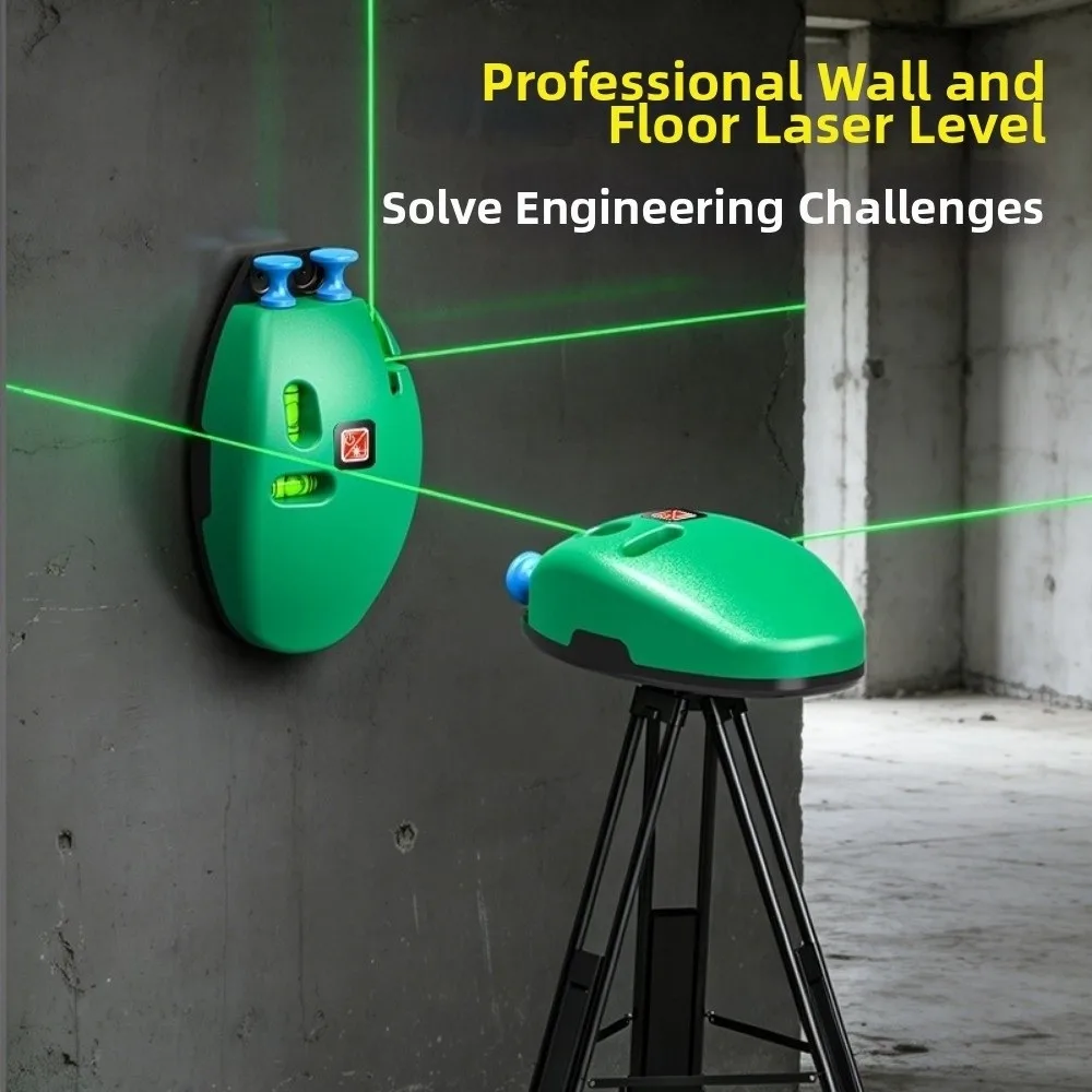 

High Accuracy Vertical Laser Level 90 Degree Angle Battery Powered Infrared Line Laser Long Distance Red/ Green Beam