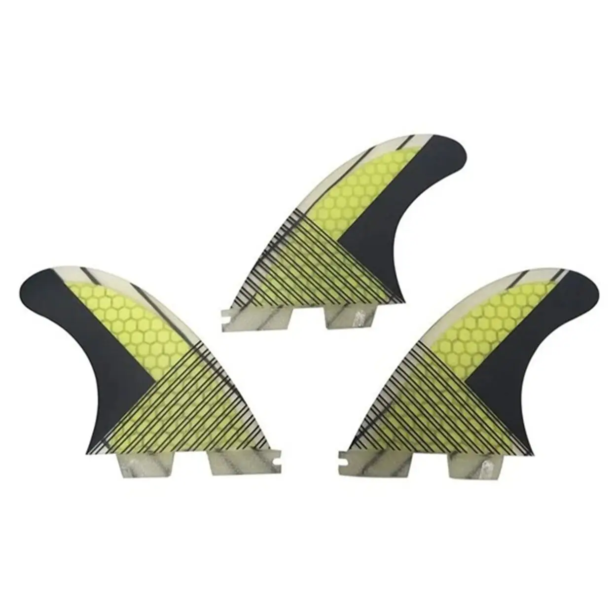 Honeycomb Fiberglass Tri Fin 3 Pieces G5 F Ii Fin Surfboard Fins