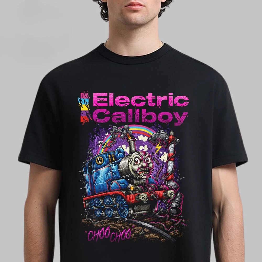 Electric Callboy Unisex Cotton Band Shirt Summer Short Sleeve Fashion Luxury Casual Vintage T-shirt Brand Tee Men's Clothing