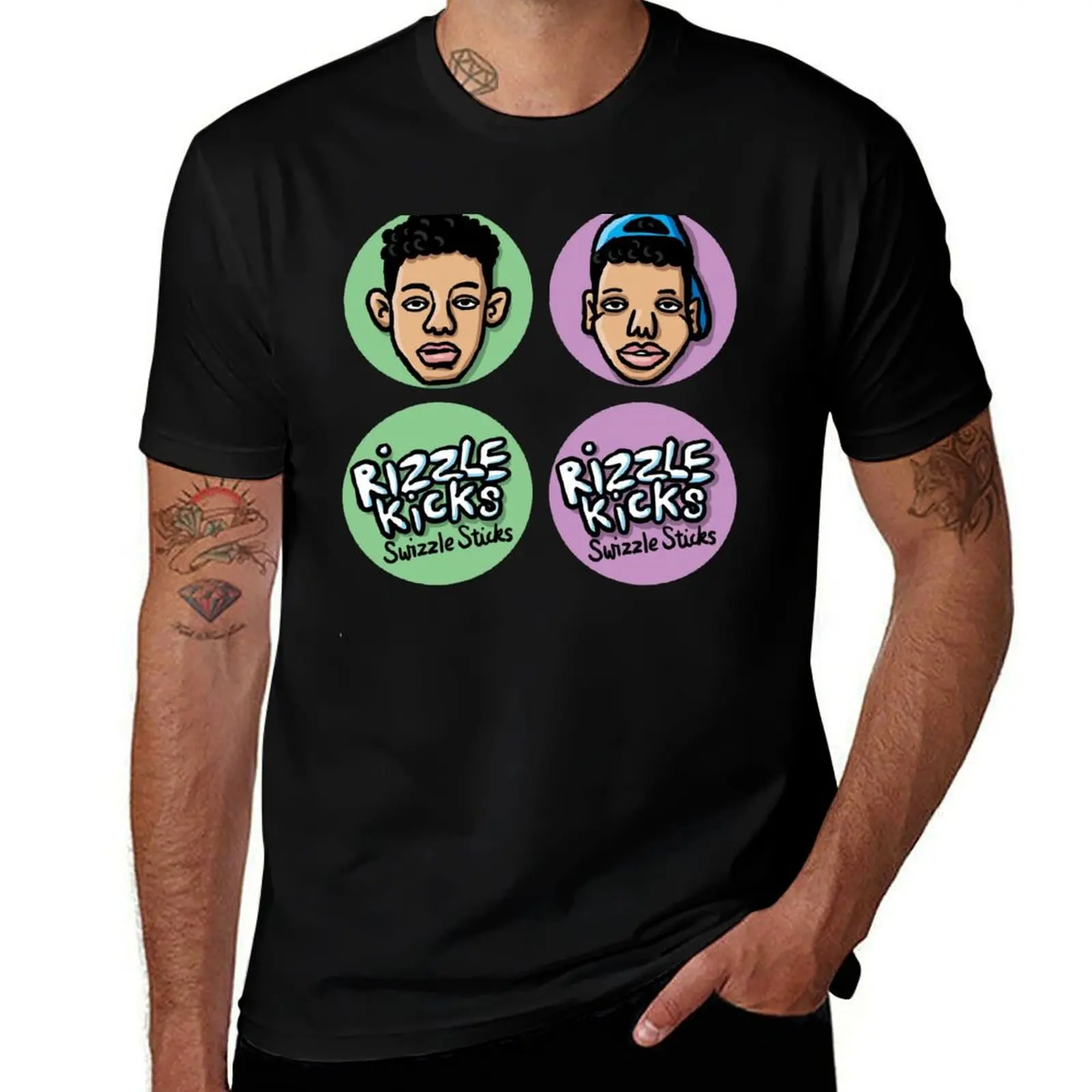 

Rizzle Kicks Sticks T-Shirt anime shirt funny gifts graphic t shirt vintage sweat shirts, men
