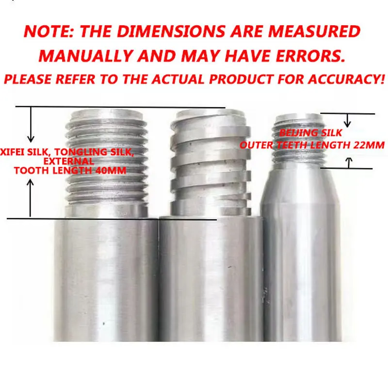 Diamond Drill Bit Connection Plus Long Rod Extension Extension Pole Opening Special Tool For Opening The Hole For Durability