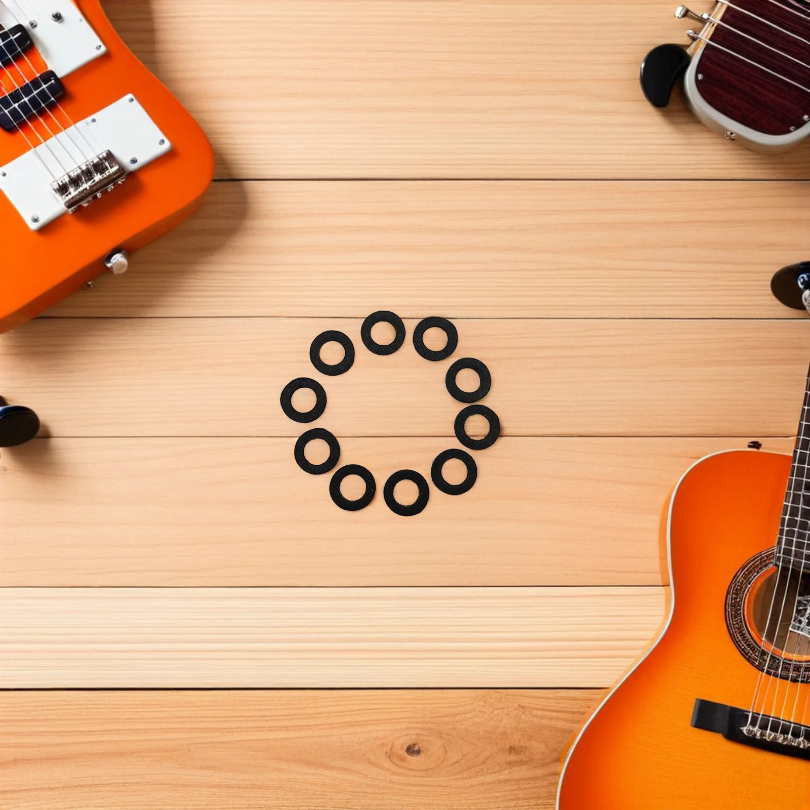 

30Pcs Instrument Felt Pads - High Quality Trumpet Valve Felts for Horns Durability Quiet Performance Repair Components