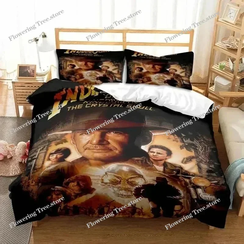 

Indiana Jones The Dial of Destiny Stylish Bedding Set Single Double King Size Boys Bedroom Quilt Cover Duvet Cover Set Gift