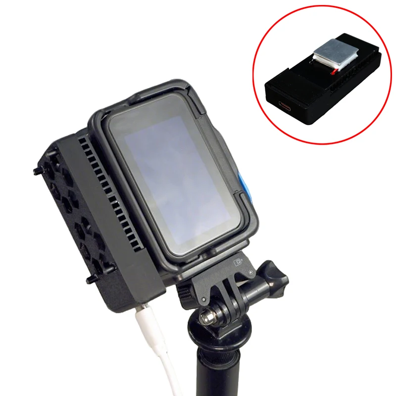 1PCS Action Camera Radiatore Ventola di dissipazione del calore ad alta efficienza Differenza di temperatura Accessorio di raffreddamento per DJI/GoPro/Insta360
