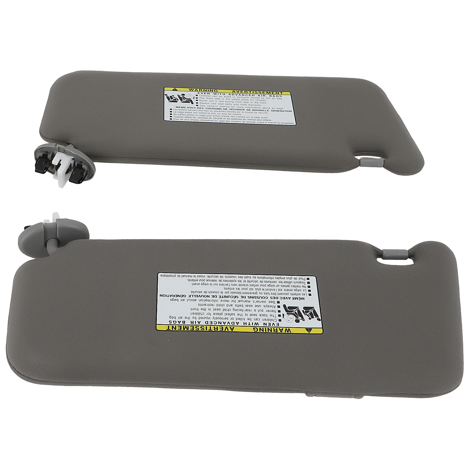 

Пара серых солнцезащитных козырьков с зеркалом для Toyota Camry 07-11 с люком 7432006780E0