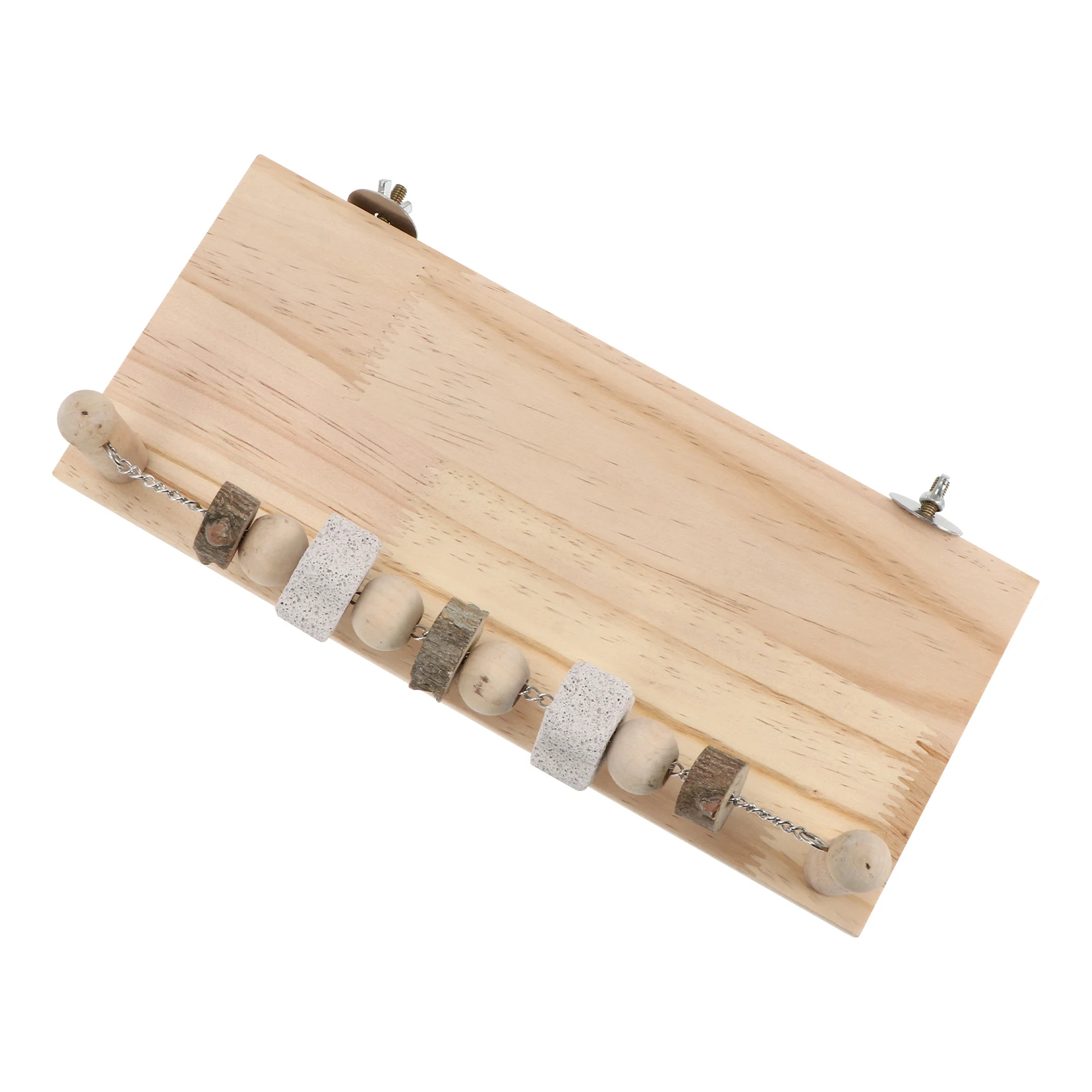 

Frosted Hamster Jumping Platform Wood Toys Cage Molar Chinchilla Rat Hammocks Teeth Grinder Calcium Chew Toys Parrot Squirrel