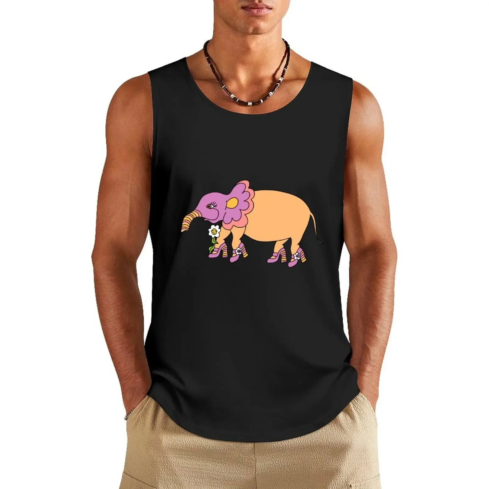 

fancy elephant pleasing Tank Top Men's t-shirts sleeveless Men's t-shirts