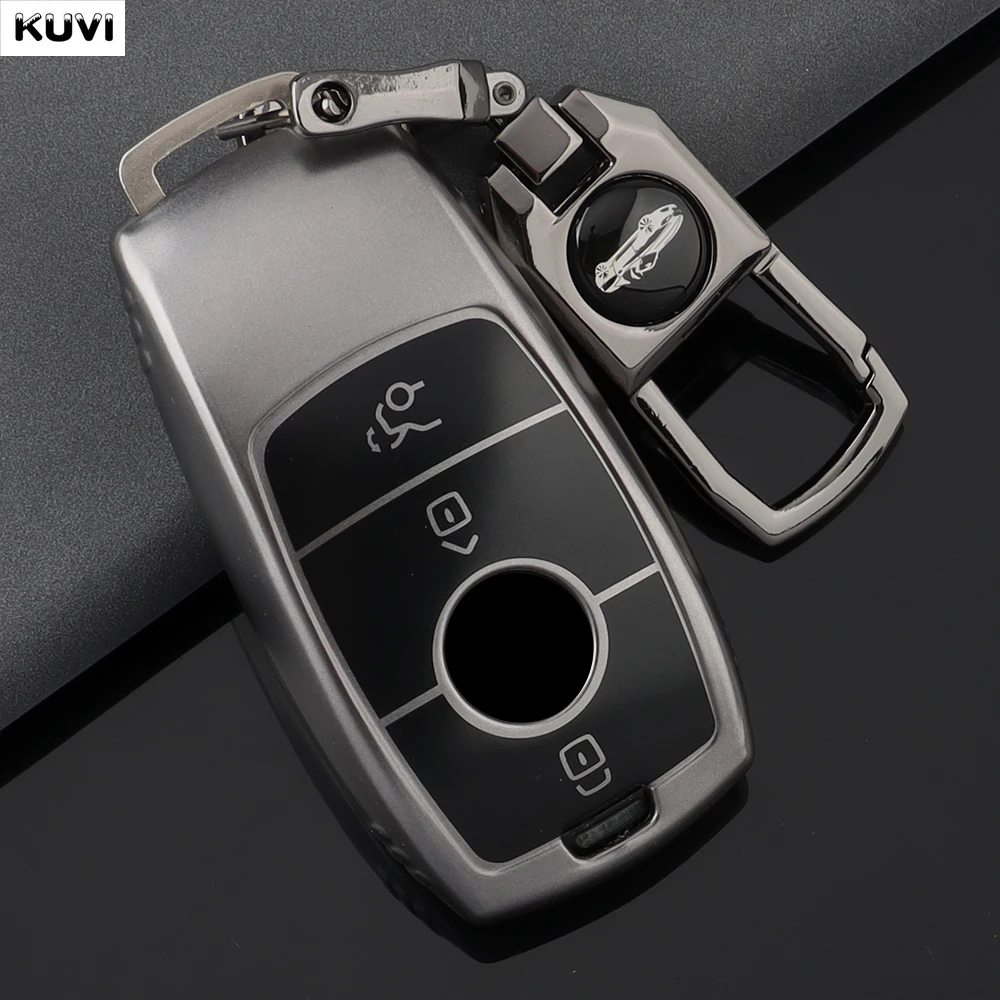 Für Mercedes Benz E S G Klasse GLC CLE CLA GLB GLS W177 W205 W213 W222 X167 AMG E200 E260 TPU Autoschlüssel-Hülle Abdeckung Halter Schlüsselanhänger