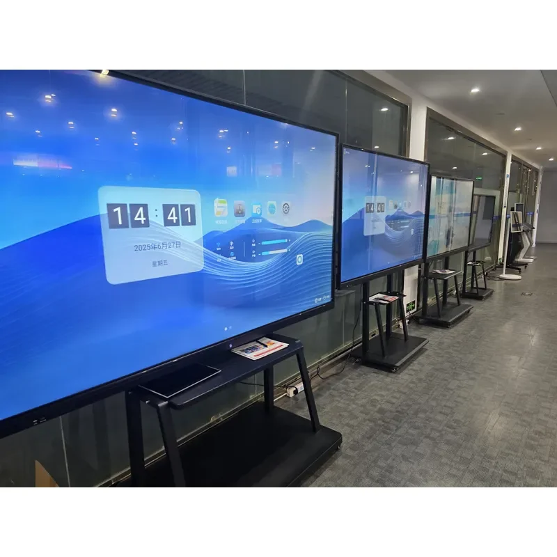 65 75 85 Inch Interactive Flat Panel Android Touch Screen Smart Whiteboard Digital Educational Display For School Office
