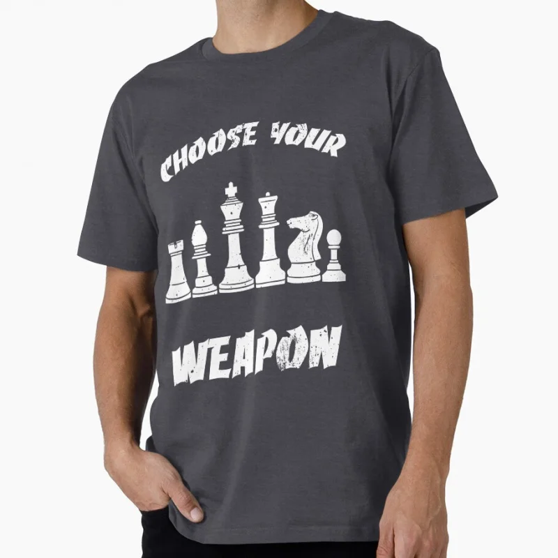 Chess Player Turnament 1201 Funny Gift T shirt for man 100% cotton Large size Tops Game Graphic Print Clothes S-6XL