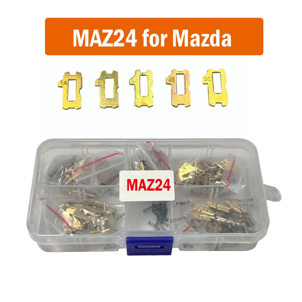 

200Pcs MAZ24 Car Key Lock Reed Lock Plate for Mazda Car Lock Repair Accessories 5 Types Each 40pcs