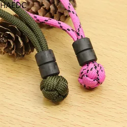 HAEDC 3K Carbon Fiber Pendant Zipper Tail Pendant Outdoor Tool Accessory Keychain Beads Camping Gadgets