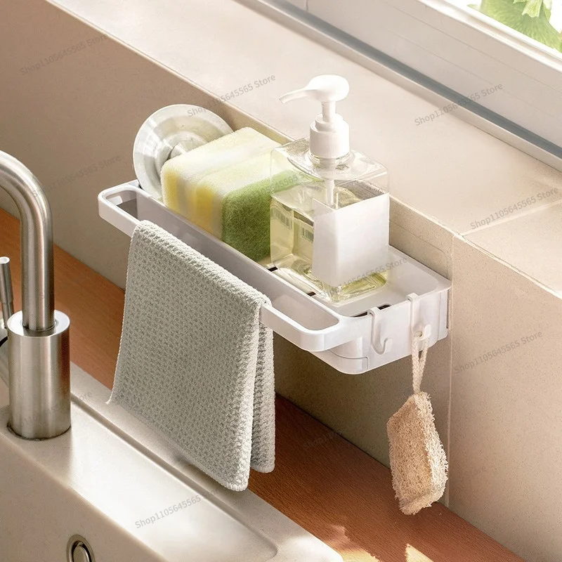 For Cloth Drain Rack, Kitchen Sink, Wall Mounted Storage Rack, Household Dishwashing Cloth Storage Rack