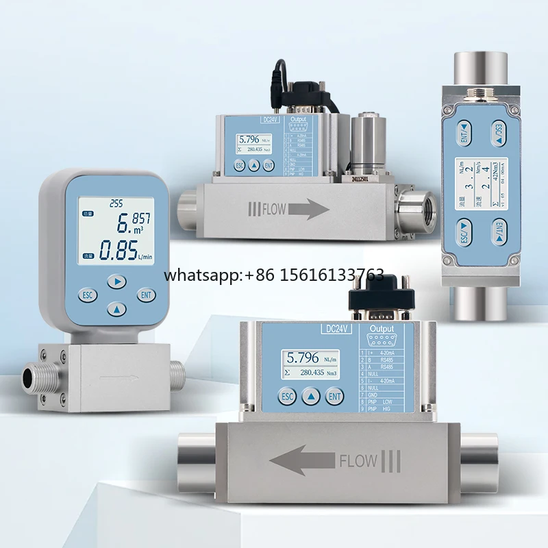 

Digital Flow Meter Small Flow Micro air Flow Meter Thermal Mass Flow Meter for Oxygen Biogas Propane Gas Flow